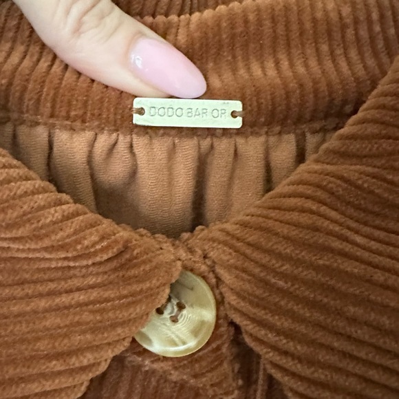 New Dodo Bar Or Bella Belted Cotton-blend Corduroy Jacket - Picture 9 of 9